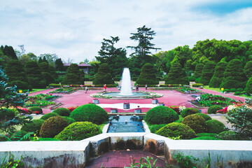 京都府立植物園の噴水