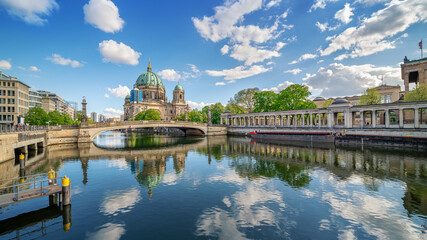 panoramic view at the famous berlin cathedral