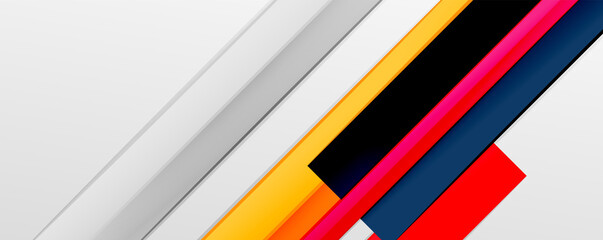 Color abstract lines trendy geometric background for business or technology presentation, internet poster or web brochure cover, wallpaper