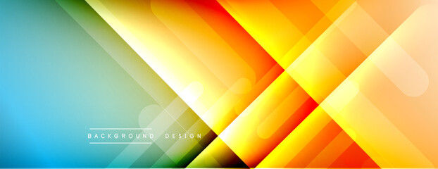 Dynamic lines abstract background. 3D shadow effects and fluid gradients. Modern overlapping forms