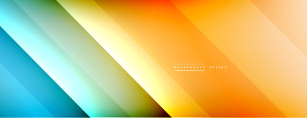 Dynamic lines abstract background. 3D shadow effects and fluid gradients. Modern overlapping forms