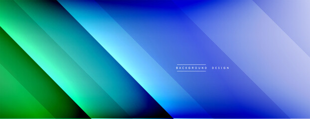 Dynamic lines abstract background. 3D shadow effects and fluid gradients. Modern overlapping forms