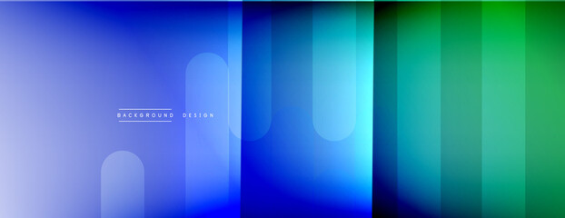 Dynamic lines abstract background. 3D shadow effects and fluid gradients. Modern overlapping forms