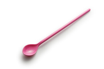 spoon with clipping path on white background