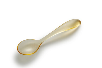 spoon with clipping path on white background