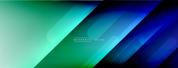 Dynamic lines abstract background. 3D shadow effects and fluid gradients. Modern overlapping forms