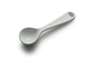 spoon with clipping path on white background
