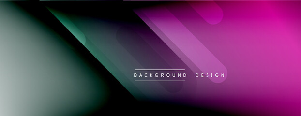 Dynamic lines abstract background. 3D shadow effects and fluid gradients. Modern overlapping forms
