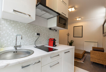 Kitchenette interior in dental clinic