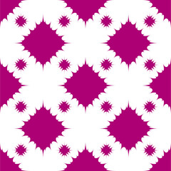 Dark pink pattern on white background, abstract pattern design, modern contemporary style for fabric and other patterns.