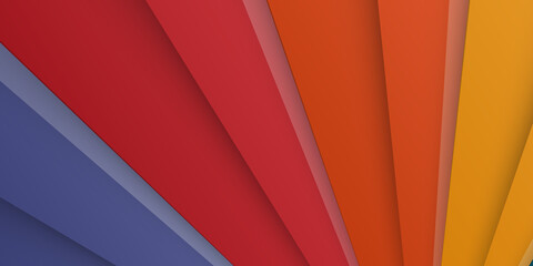 Colorful abstract contrast background with blue red yellow red and orange gradient color