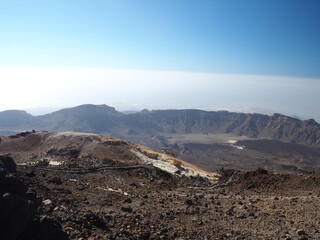 Volcano Teide. Tenerife, Canary Islands, Spain. Highest point in Spain 