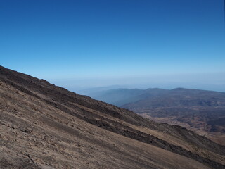 Naklejka na ściany i meble Volcano Teide. Tenerife, Canary Islands, Spain. Highest point in Spain 