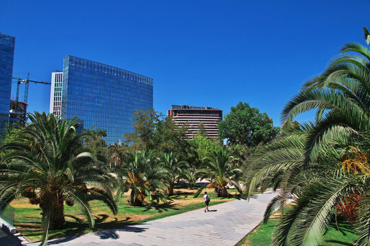 Parque Arauco in the center of Santiago, Chile