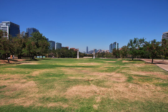 The art in Parque Arauco in Santiago, Chile