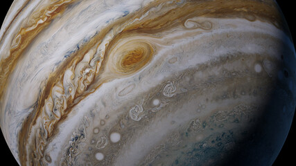 Jupiter giant planet in high definition quality - obrazy, fototapety, plakaty