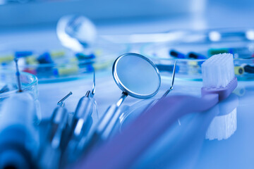 Close-up Dental Instruments