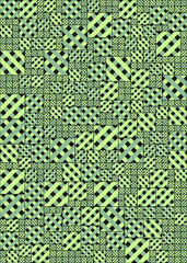 Abstract Geometric Pattern generative computational art illustration