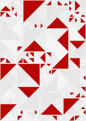 Abstract Geometric Pattern generative computational art illustration