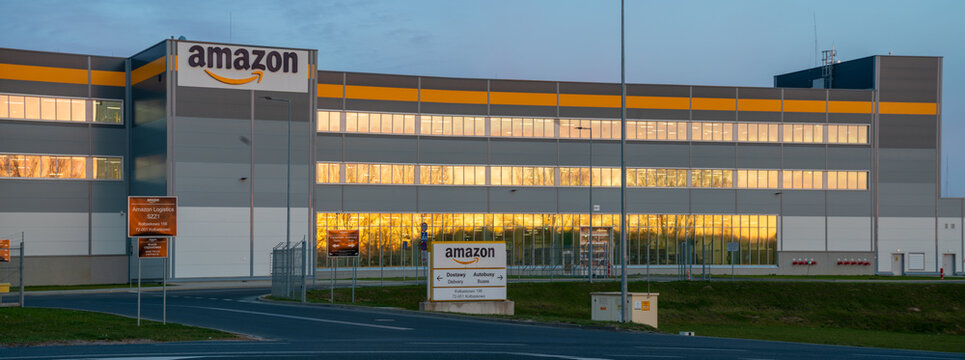 road that runs past Amazon's logistics center.