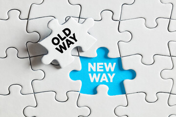 Old way replaced by new way on missing puzzle piece.