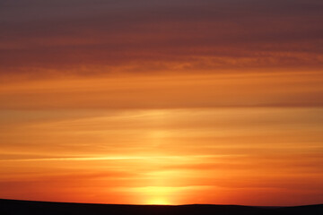 Scenic sunset sky, natural background