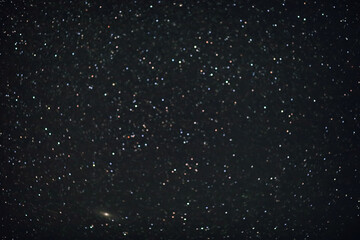 sky in the night with stars planets and comets