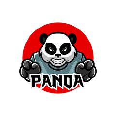 Panda Sensei Mascot Logo Inspiration