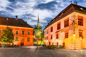 Fototapeta premium Sighisoara, Romania - Medieval fortified city in Transylvania