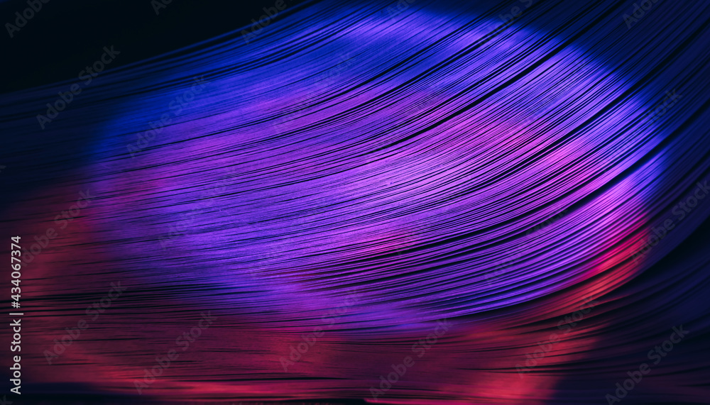 Aufkleber Close up Beautiful book pages in the color light on a night. Background pattern for design. Macro photography view.