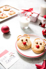 Reindeer cookies for Santa