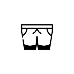 swim, sport, short, silhouette, background, art, man, underwear, men, white, summer, wear, pocket, mark, travel, fashion, icon, element, design, isolated, style, illustration, clothing, clothes, femal