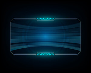 Abstract holographic frame template abstract sci fi technology background design