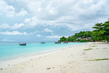 scenic view of Pataya beach of Lipe island, Thailand. Lipe island is known as Maldives of Thailand because there beautiful beach with clear sea water and fantastic coral reef