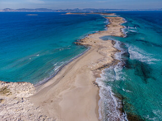 Fototapeta na wymiar Es Trucadors , Formentera, Pitiusas Islands, Balearic Community, Spain