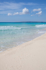Es Arenals, Migjorn beach, Formentera, Pitiusas Islands, Balearic Community, Spain