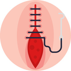 Nursing Icon. Medical Icon. Vector Illustration.