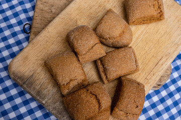 bescuit, bread for formentera peasant salad, Can Jeroni bakery, Sant Francesc, Formentera, Pitiusas Islands, Balearic Community, Spain