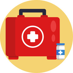 Obraz premium Nursing Icon. Medical Icon. Vector Illustration.