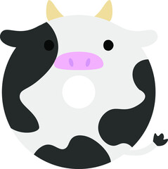 round cow (donut)
