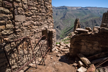  The ghost village of Gamsutl is the oldest settlement in the Republic of Dagestan. It is unique for its unusual architecture, similar to the city of Machu Picchu in Peru. At the moment it is abandone