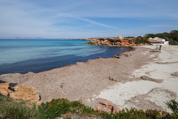 Cala Saona, Formentera, Pitiusas Islands, Balearic Community, Spain