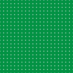 Green and white Polka Dot seamless pattern. Vector background. © Sudakarn