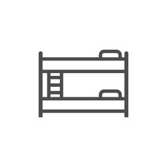 Bunk bed icon
