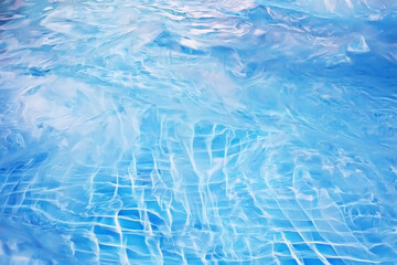 background pool blue water / clear water in the pool texture clear water rest concept