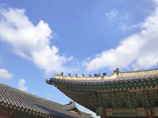 Oriental Architecture Palace in korea