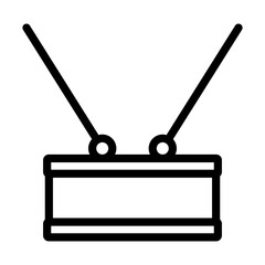 Fototapeta premium Drum Toy Icon