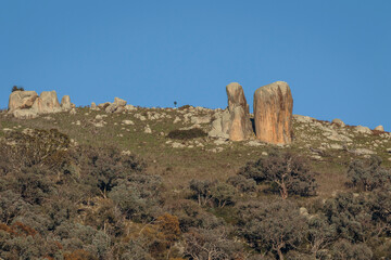 Rocks on a hill top, Tharwa, ACT, May 2021