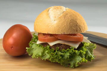 sandwich on a plate
