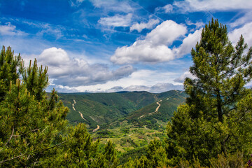 Majestic Landscape Of Forest And Mountains.
Landscape Of Sierra De Gata Located North Of Caceres In Extremadura-Spain. Landscape Concept